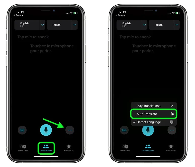 五家渠苹果手机维修分享iOS 15 “翻译” App 新改进 